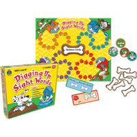 Teacher Created Resources Digging Up Sight Words Board Game -Children learn over 260 sight words as they read aloud and make decisions