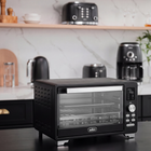 Salton NuRetro Digital Air Fryer Toaster Oven - Midnight Black-8