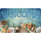 Ashley Productions The Original Fun Mat Welcome Mat - 18" x 30" - Beach Life Welcome-Measurements and Design: The Beach Life Welcome Mat measures 18" x 30".