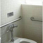 Cosco Brushed Metal Please Do Not Flush Indoor Sign - 6" x 4"-Designed for indoor use, the 6" x 4" size is ideal for placement near toilets or on restroom walls and doors