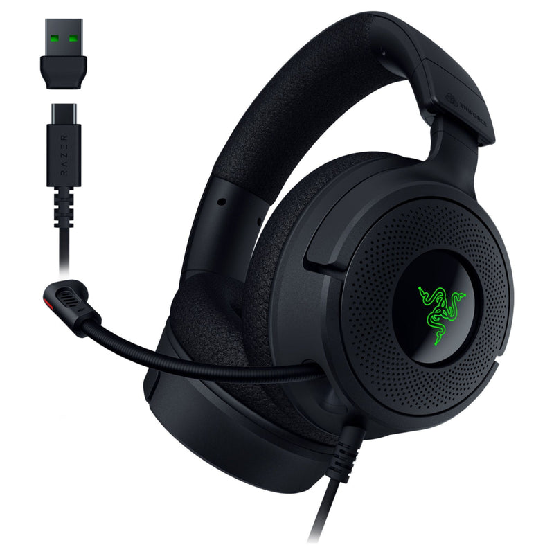 ト*ト様 新品Razer KrakenV4Pro +BaseStationV2C Razer Kraken V4 X Wired Gaming Headset with Retractable Razer