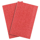 JAM Paper Kraft Pocket Journal Small Notebook - 3 1/2" x 5 1/2" - Red Glitter - 64 Lined Sheets - 2 Pack-Size: Small (3.75 x 5.63 inches) . Fits easily in bags, backpacks, and brief cases.