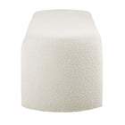 Modway Nebula Boucle Upholstered Bench - Ivory-Bench Capacity: 400 lbs.