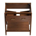 Modway Zaire 30" Bathroom Vanity Cabinet - Walnut-Wood Grain Veneer