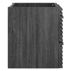 Modway Render 24" Wall-Mount Bathroom Vanity Cabinet - Charcoal-Sink Basin and Fixtures Not Included