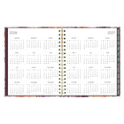 Blueline Monthly Planner - 9-1/4" H x 7"-1/4" W - Floral Design - English-Julian dates