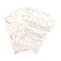 Kikkerland Paint By Numbers Cards-Contains 5 different types of cards