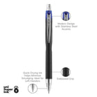 Uniball Jetstream Retractable Ballpoint Pens - 1.00mm - Medium Point - Blue Ink - 2 Pack -Acid-free ballpoint pens are great for all of your personal and professional writing needs