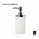 Umbra Junip Soap and Sanitizer Pump - 295ml - Chrome White-Dimensions: 3.75" W x 2.75" D x 7" H
