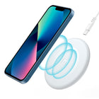 MyBat Pro 15 W Wireless Charging Pad - White-Intelligent Output Detection