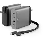 ALOGIC 100W Rapid Power 4-Port USB PD GaN Charger - Space Grey-Gallium Nitride (GaN) Technology