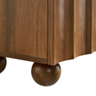 Modway Sorren Scalloped 71" Wood TV Stand - Walnut-8