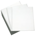 Domtar Continuous Paper -  1 Ply - 1/2" Perforation - 2700 Sheets-Colour: White