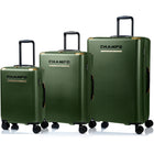 Champs Luxe 3-Piece Luggage Set - Green-Expansion System on all cases