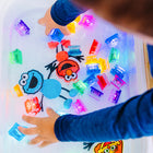 Glo Pals Licensed Light Up Cubes - Cookie Monster-Turns off automatically when removed from water