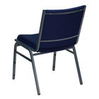 Flash Furniture HERCULES Series Heavy Duty Stack Chair - Navy Blue Dot Fabric-Stack Quantity: 12