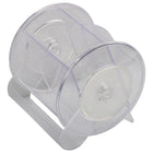 JAM Paper Desk Organizer Supply Set - 5 x 5 x 5 - Round - Clear-Quantity: One (1) Desktop Organizer & One (1) Set of Office Supplies