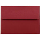 JAM Paper Stationery Set - 25 White Cards and 25 A2 Envelopes - Dark Red - set of 25-Size: A2 (4.375" x 5.75")
