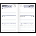 AT-A-GLANCE 2026 Weekly Pocket Planner - 6-1/16" H x 3-5/8" W - Black - Bilingual-Ruled, one week per two-page spread including weekends