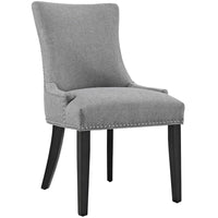 Modway Marquis Fabric Dining Chair - Light Grey-Elegant Modern Dining Side Chair