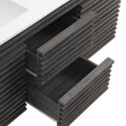 Modway Render 48" Wall-Mount Bathroom Vanity - Charcoal/White-7