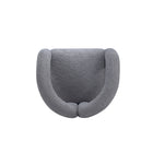 Manhattan Comfort Darian 32.68" Modern Boucle Upholstered Accent Chair - Grey-26.77" L x 22" W x 28.74" H