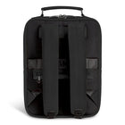 Champs Onyx Leather Compact Backpack - Black-14.1 padded laptop sleeve