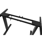 Ezywork Dual Motor Electric Height Adjustable Standing Desk - 48" x 24" - Black Frame / White Table Top-Height Adjustable Range: 28" - 47" (72cm - 120cm)