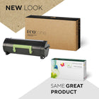 Ecotone 53B1H00 Lexmark  Remanufactured Toner Cartridge - High Yield - Black -Category : Toner cartridge