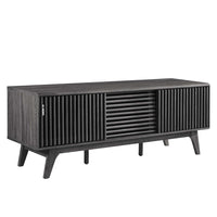 Modway Iterate 59" TV Stand - Charcoal-Contemporary TV Stand