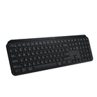 Logitech MX Keys S Wireless Keyboard - Black-Dual connectivity - connect via Bluetooth Low Energy technology or the Logitech USB Receiver (2.4 GHz wireless, 10m range)