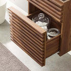 Modway Render 18" Wall-Mount Bathroom Vanity Cabinet - Walnut-Walnut Grain Vanity