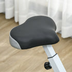 Soozier Foldable Exercise Bike-LCD monitor with real-time sports data and heart rate tracking