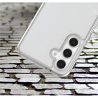 TUFF8 Rugged Case - Samsung Galaxy S24 - Clear-Ergonomic Design: TUFF8 has been designed to give your fingers and hands more tactile control while making calls, texting or using your phone with its thoughtfully designed grip bumper