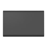 WeatherTech ComfortMat Connect Modular Anti-fatigue Middle Mat - Stone - Black-Each Middle Piece is also 3 feet long (0.91 m). Snap them between End or Corner Pieces.