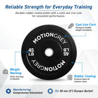 MotionGrey Standard Weight Plates - Olympic Barbell Plates for Weightlifting - 35 lb - Black - Set of 2-Standard 2” Center Hole Compatibility: Fits most Olympic bars and dumbbell handles, making it easy to integrate into any home gym setup