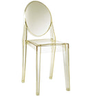 Modway Casper Dining Chairs - Yellow - 2 Pack-Stackable