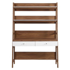 Modway Bixby 49" Office Desk - Walnut White-5
