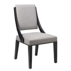 Modway Cambridge Upholstered Fabric Dining Chairs - Light Grey - 2 Pack-Non-Marking Foot Pins