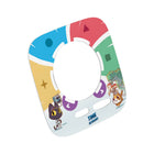 tonies Tonieplay Time Academy Game-How It Works: Pick a Tonieplay game, Place the Tonieplay disc on top of the Toniebox 2 and squeeze an ear to turn on, Add the Tonieplay Controller to the middle of the light ring, Press the “Play” button on the controller and get ready!