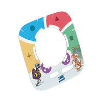 tonies Tonieplay Time Academy Game-How It Works: Pick a Tonieplay game, Place the Tonieplay disc on top of the Toniebox 2 and squeeze an ear to turn on, Add the Tonieplay Controller to the middle of the light ring, Press the “Play” button on the controller and get ready!