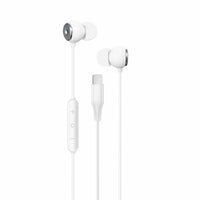Helix UltraBuds USB-C High Fidelity Earbuds - White-Secure, Universal Fit: 3 Pairs S/M/L Ear Gels Included for a secure & comfortable fit.