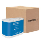 Baseline 2-Ply Paper Towel - 90 Sheets Per Roll - White - 8 Packs of 6 Rolls - 48 Rolls-2-ply sheets for maximum absorbency