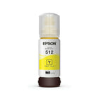 Epson T512 Ink Bottle - Standard Capacity - Yellow-Epson exclusive - auto-stop ink bottles