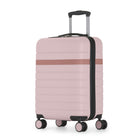Bugatti Lisbon Carry-on Hardside Luggage - Pink-Our suitcases feature a signature lined interior, complete with a dividing panel and tightening straps, ensuring your belongings stay secure