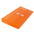 JAM Paper #10 Plastic Envelopes with Button and String Tie Closure, 5.25 x 10, Orange Poly, 24 Pack (921B1ORg)-4