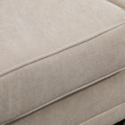 HOMCOM Modern 3-Seater Corduroy Sofa Couch with Rolled Armrest - Beige-Corduroy fabric is breathable and skin-friendly, while heavy-duty pine wood legs giving it a robust and solid foundation   