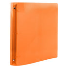 JAM Paper Plastic 1.5" 3-Ring Binder - Orange-Size: 1.5" Width | Holds up to 250 sheets of paper.