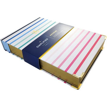 Emily Ley Thick Notepad - 250 Sheets - 7-3/4" x 5-7/8" - Happy Stripes ...