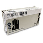 Suretouch 5 Mil Nitrile Disposable Gloves - X-Large - Black - 100 Pack-Ambidextrous